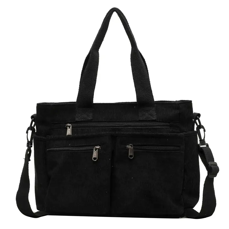 Large Capacity Corduroy Women's Shoulder Crossbody Bag - Image 3