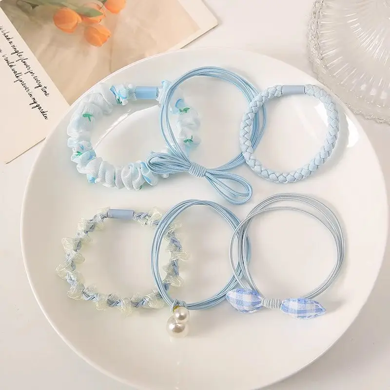 Colorful Rainbow Rubber Bands for Girls Hair Accessories — feature 14