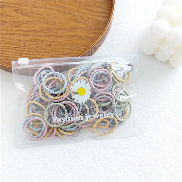 Colorful Rainbow Rubber Bands for Girls Hair Accessories - Image 18