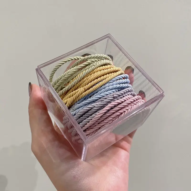 Colorful Rainbow Rubber Bands for Girls Hair Accessories - Image 22