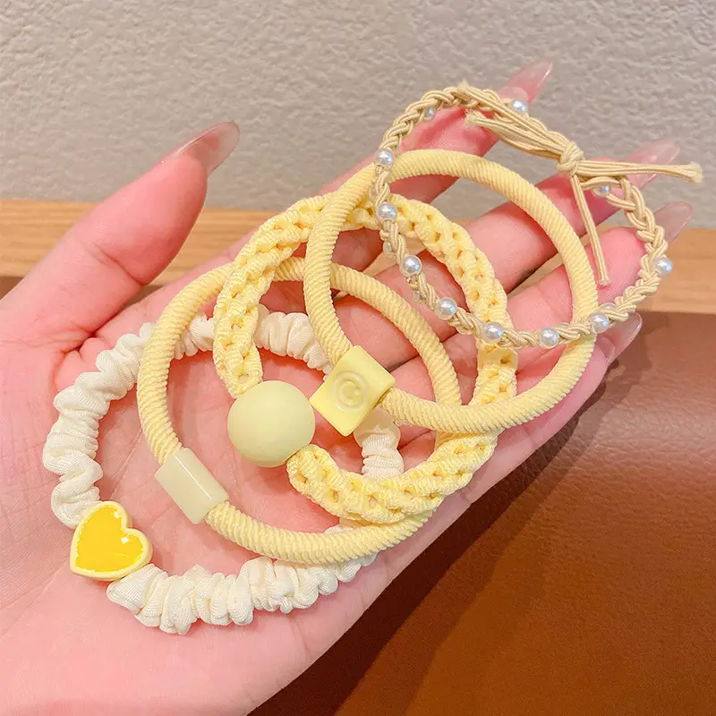 Colorful Rainbow Rubber Bands for Girls Hair Accessories - Image 29