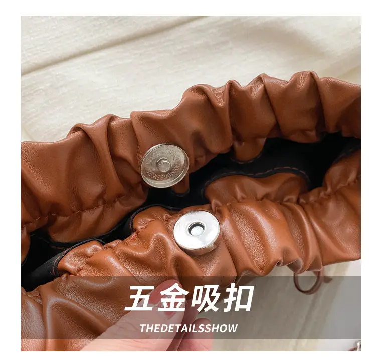 2023 Winter Pleated Chain Bow Bag Women — feature 6