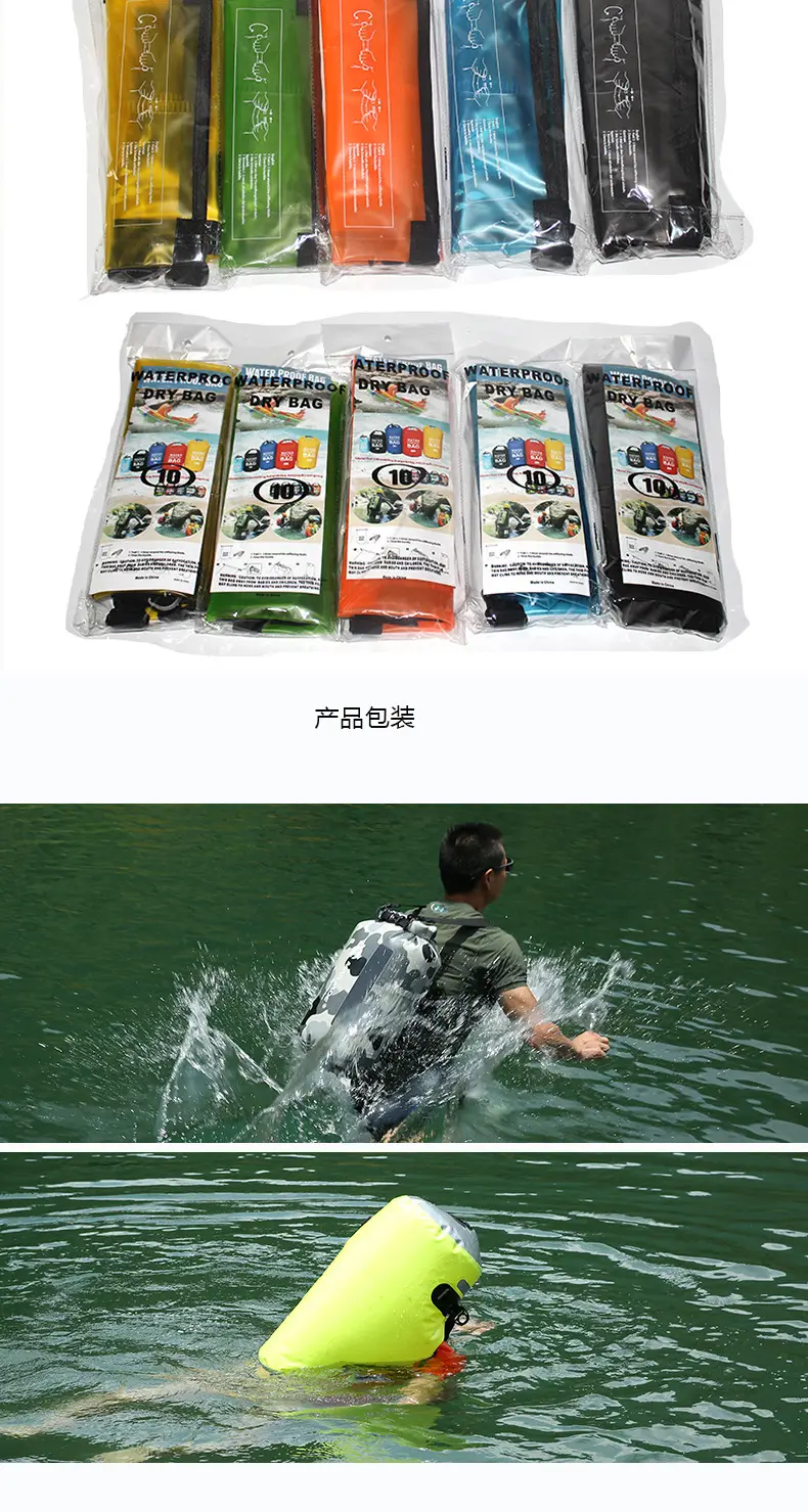 Waterproof Single Shoulder Rafting Bag 20L Pvc — feature 10