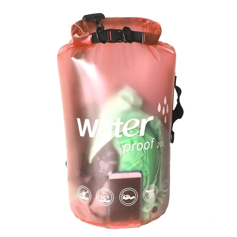 Waterproof Single Shoulder Rafting Bag 20L Pvc - Image 5