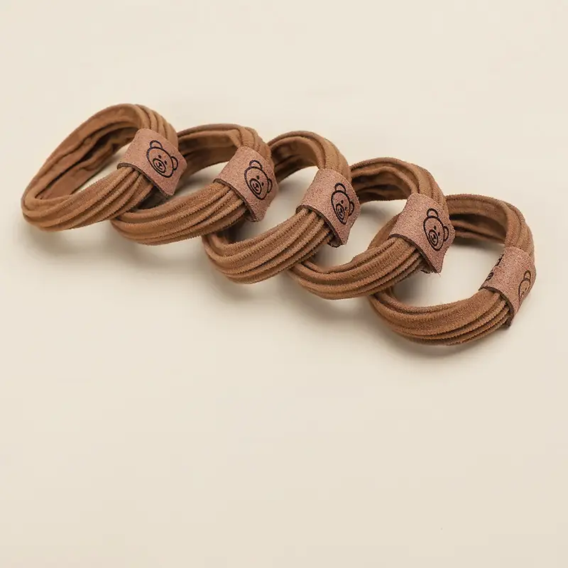 Women Thickened Hairbands Black Rubber Korean Style Loose Hair Accessories - Image 29