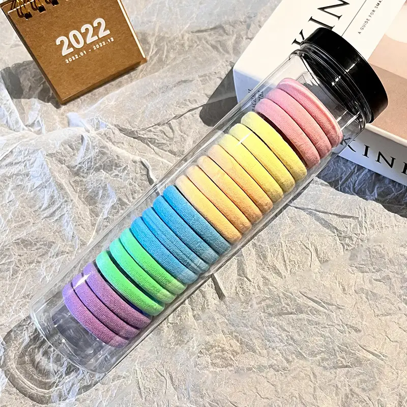 Women Thickened Hairbands Black Rubber Korean Style Loose Hair Accessories - Image 33