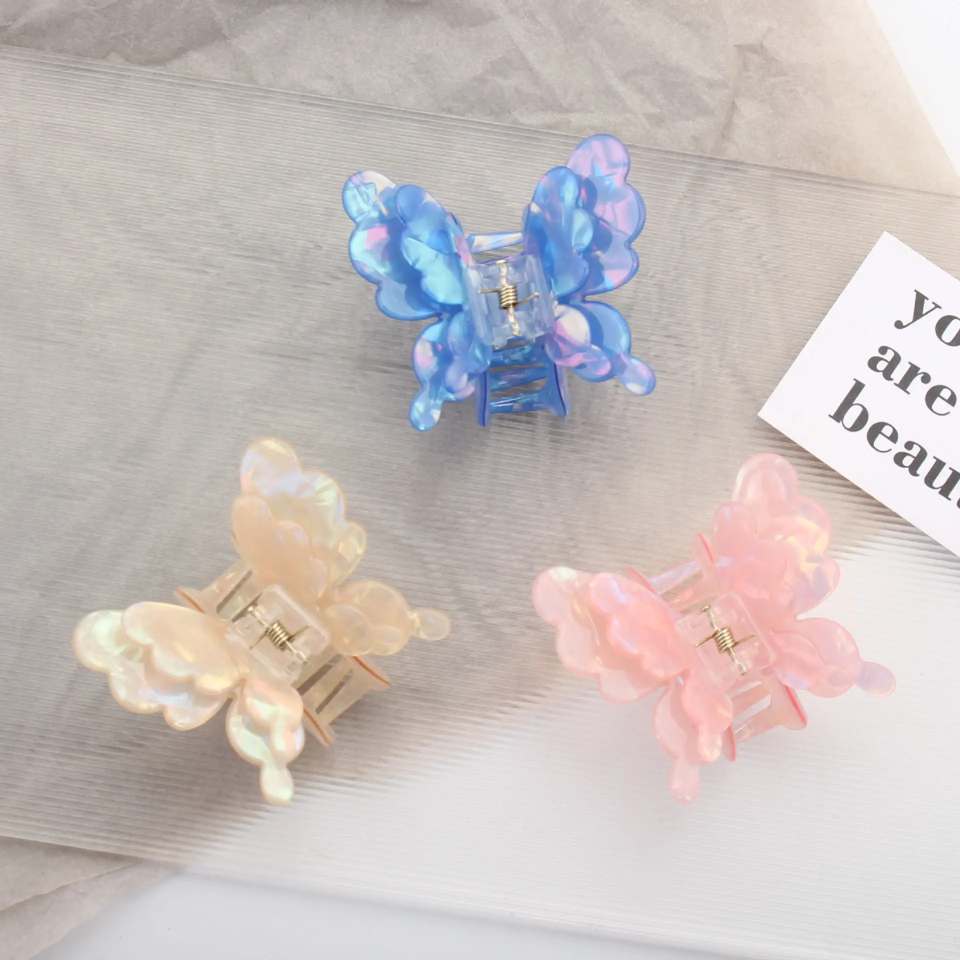 Pink Butterfly Hair Clip for Girls - Image 9