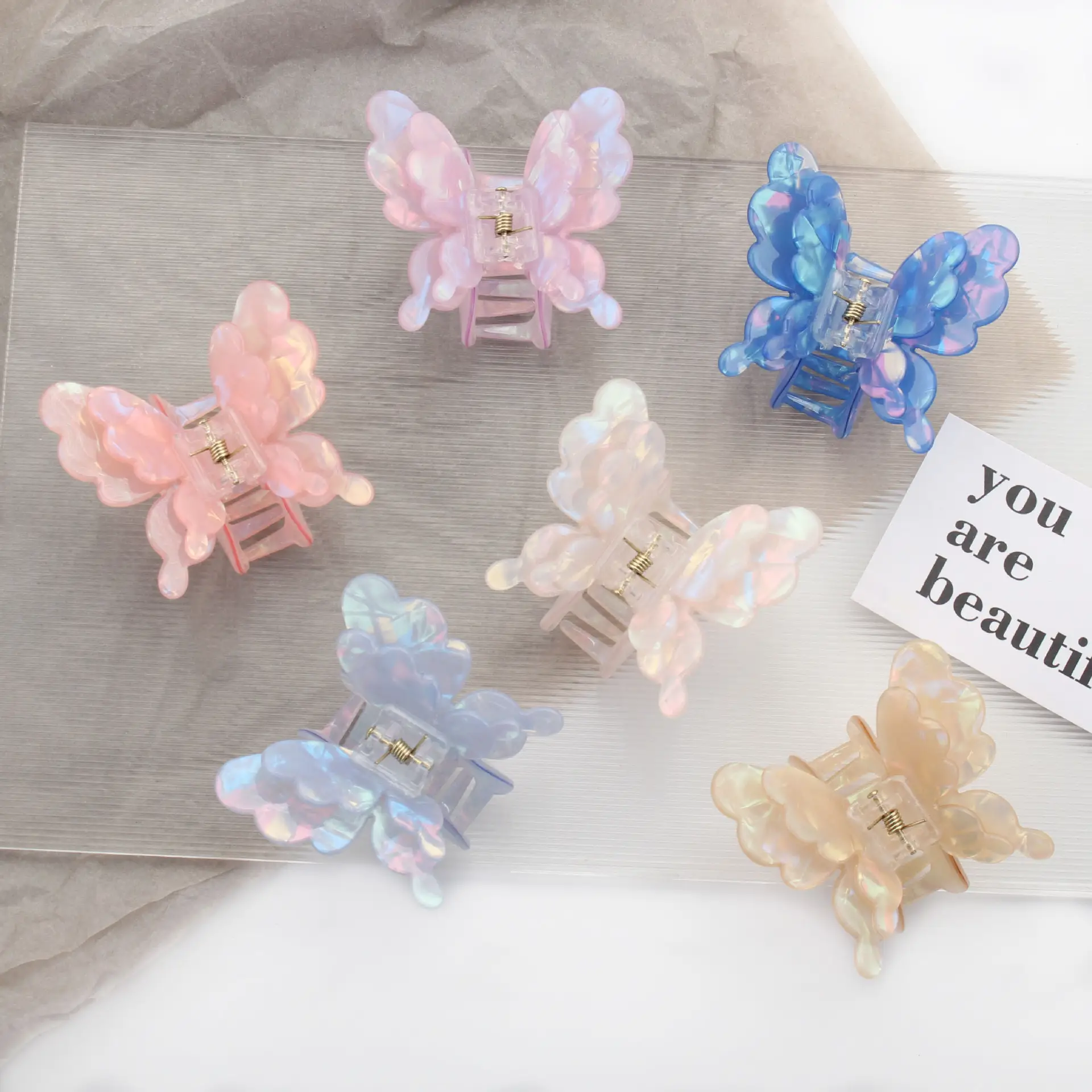 Pink Butterfly Hair Clip for Girls - Image 11