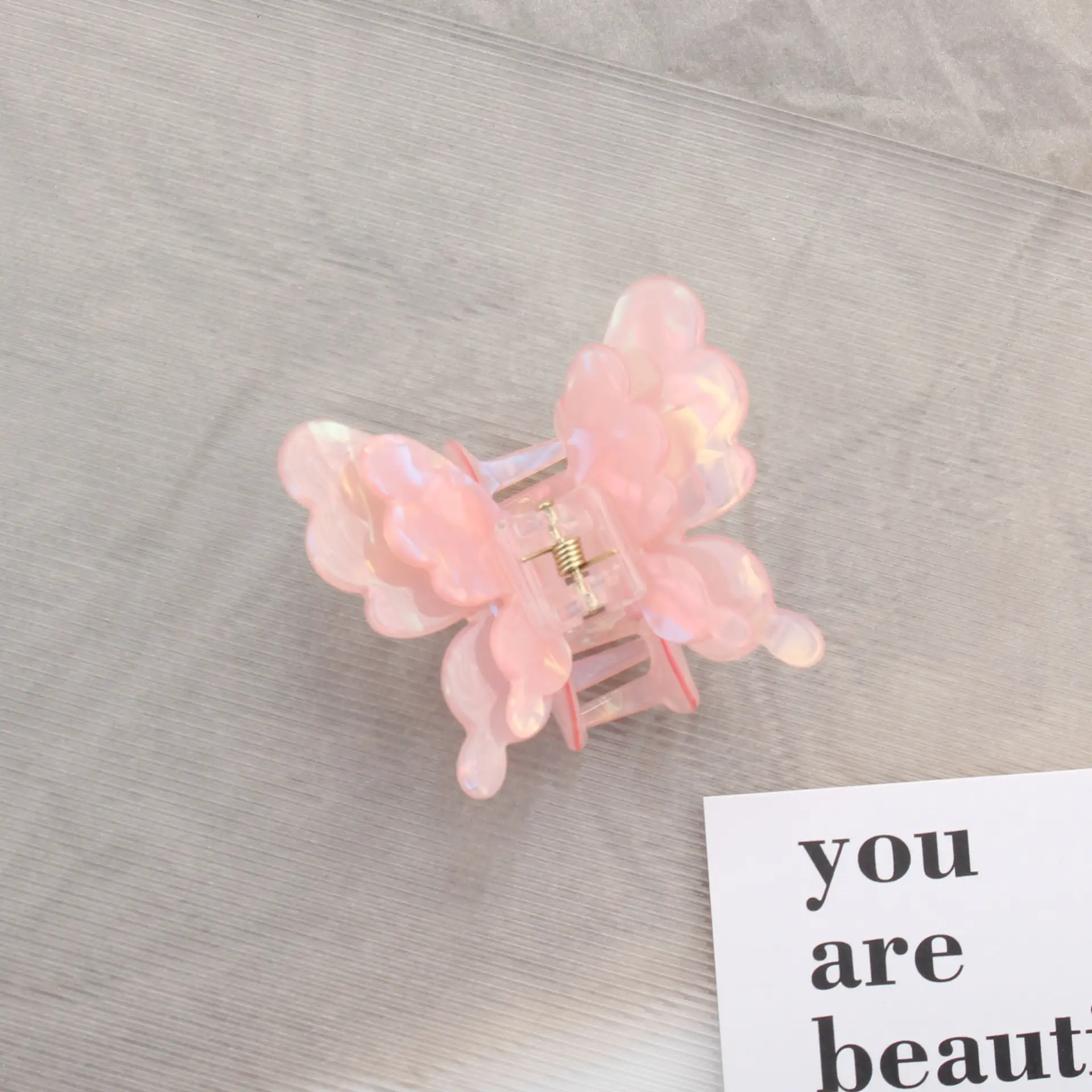 Pink Butterfly Hair Clip for Girls - Image 4