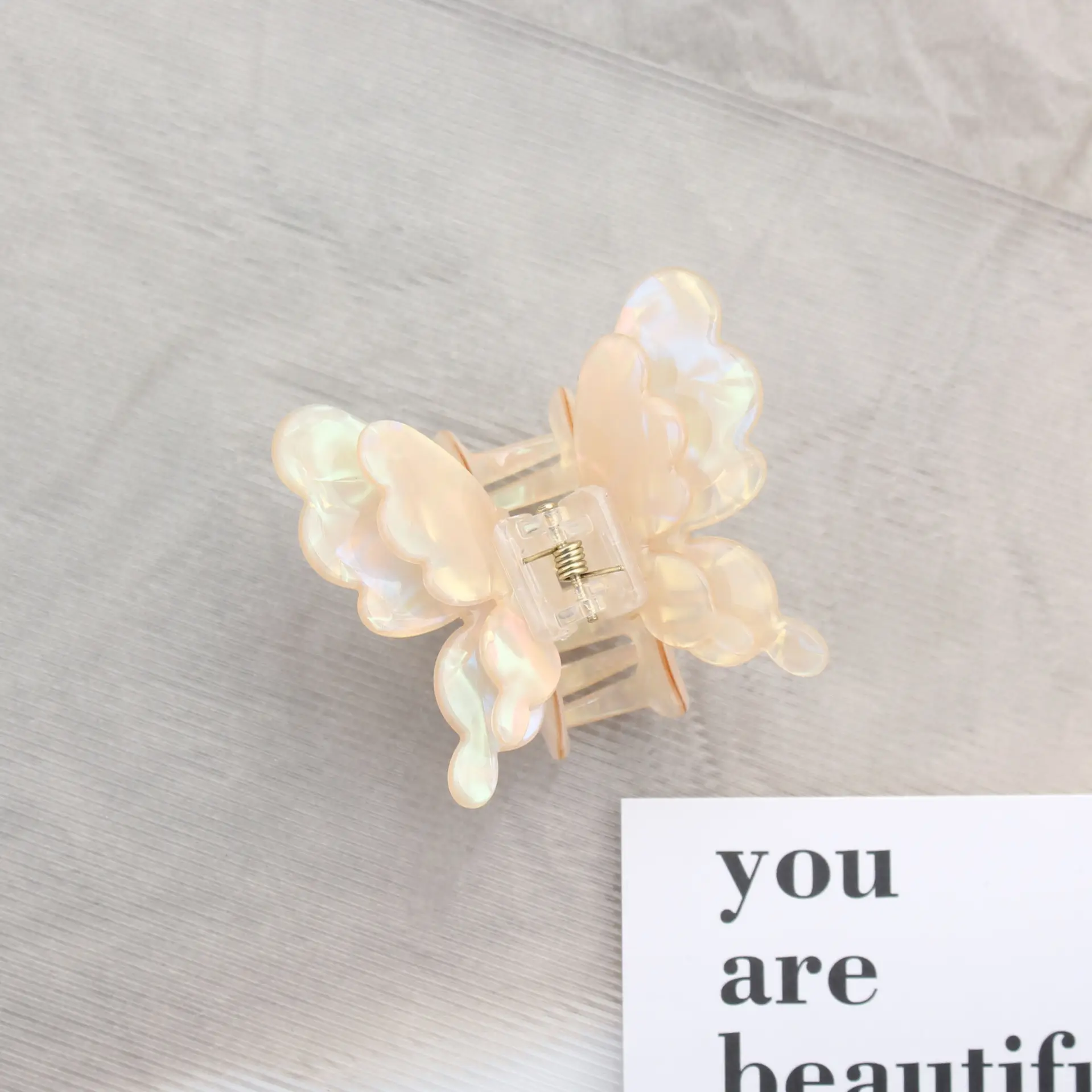 Pink Butterfly Hair Clip for Girls - Image 5