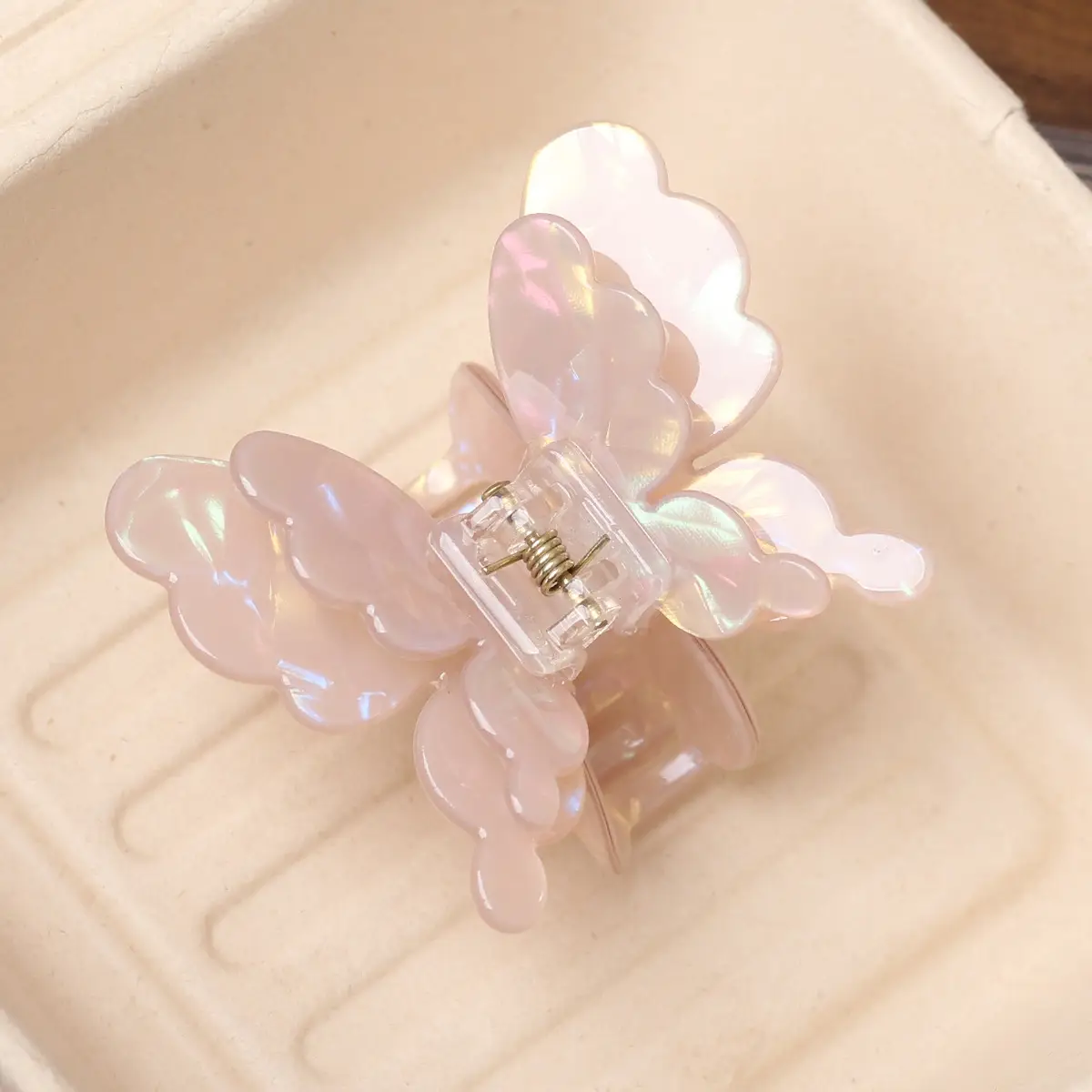 Pink Butterfly Hair Clip for Girls - Image 7