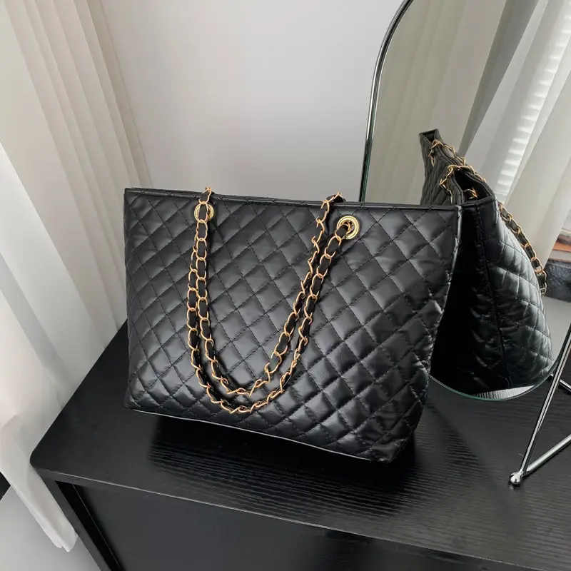Korean Style Rhombic Chain Shoulder Bag for Women