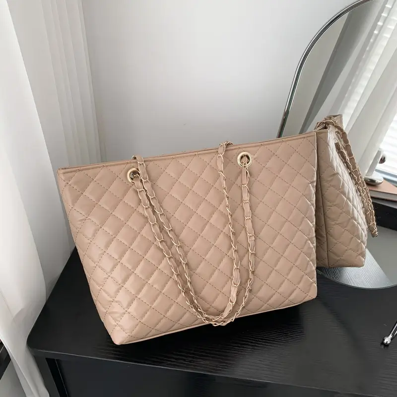 Korean Style Rhombic Chain Shoulder Bag for Women