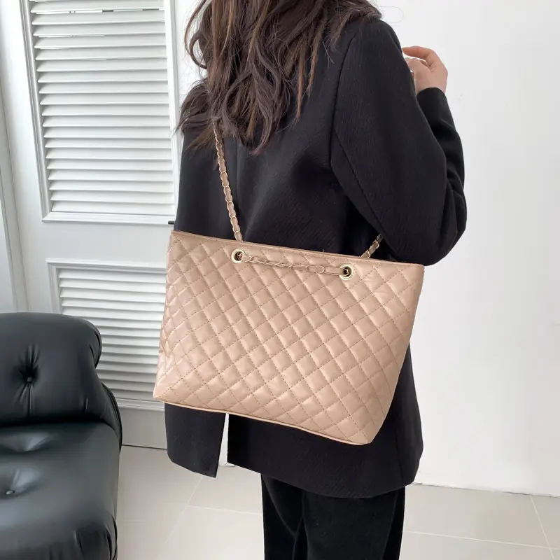 Korean Style Rhombic Chain Shoulder Bag for Women