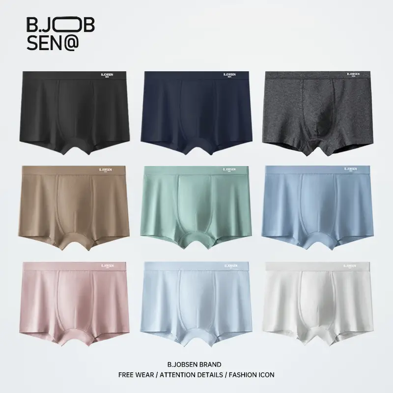 Men Pure Cotton Boxer Briefs 7A Antibacterial Sweat Absorbent - Image 15
