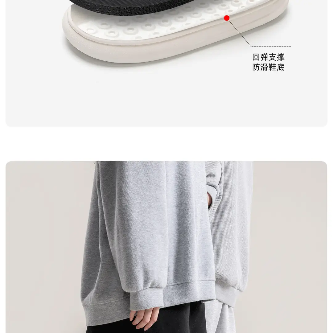 Waterproof Cotton Slippers Men's Winter Household Indoor Home Furnishing Thick Bottom Non-Slip Warm Cotton Slippers Men's Winter — feature 6