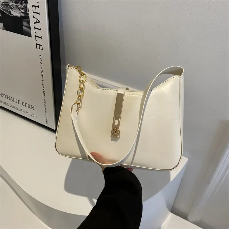 Women's Brown Leather Shoulder Bag 2023 New Fashion - Image 7