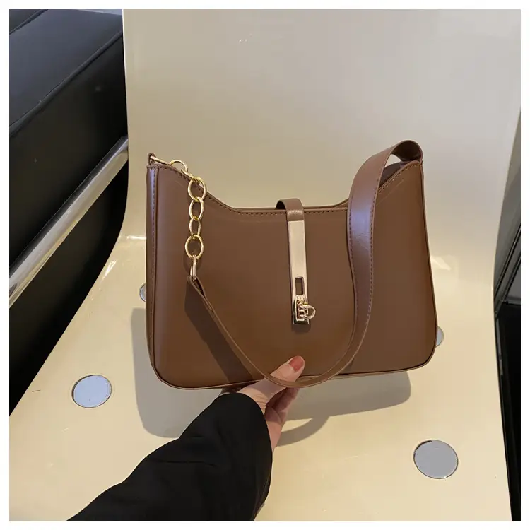 Women's Brown Leather Shoulder Bag 2023 New Fashion — feature 22