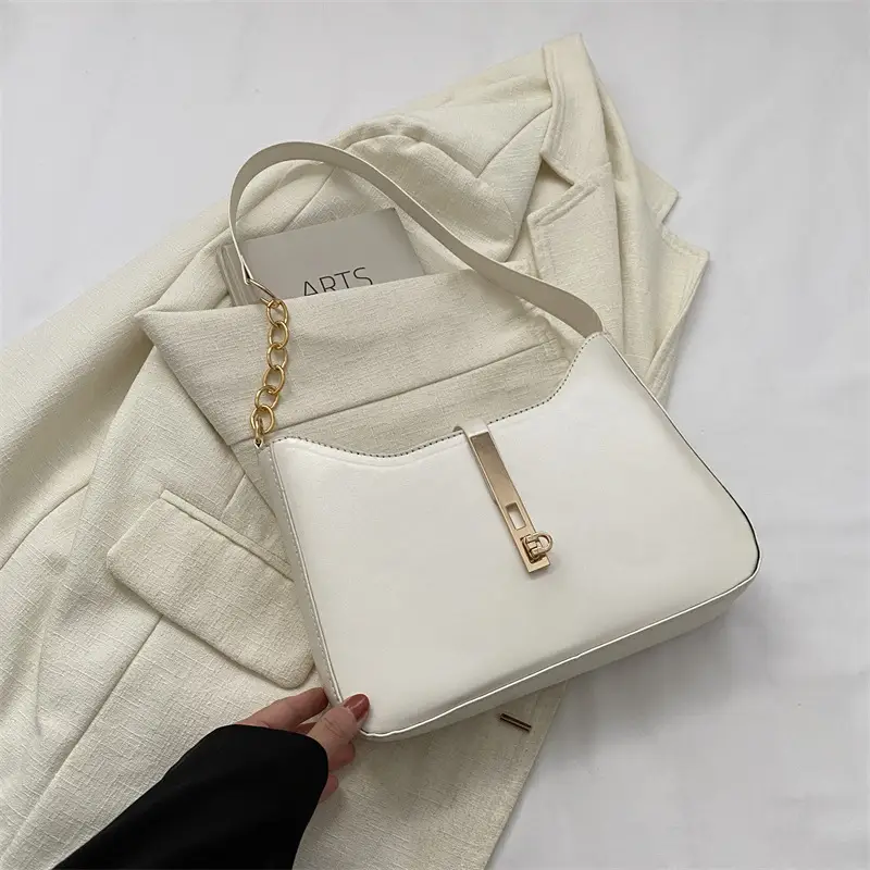 Women's Brown Leather Shoulder Bag 2023 New Fashion - Image 2