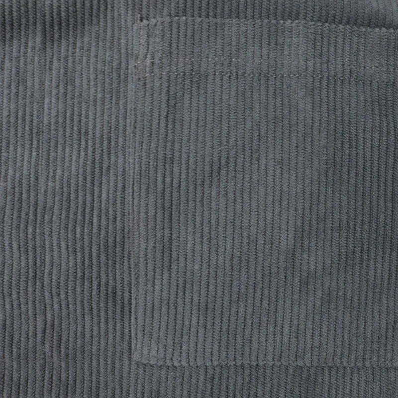 Men's Grey Corduroy Button Shirt Slim Fit — feature 22
