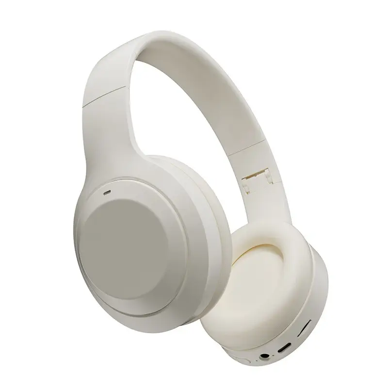 Wireless Bluetooth Headset White Foldable Stereo - Image 9