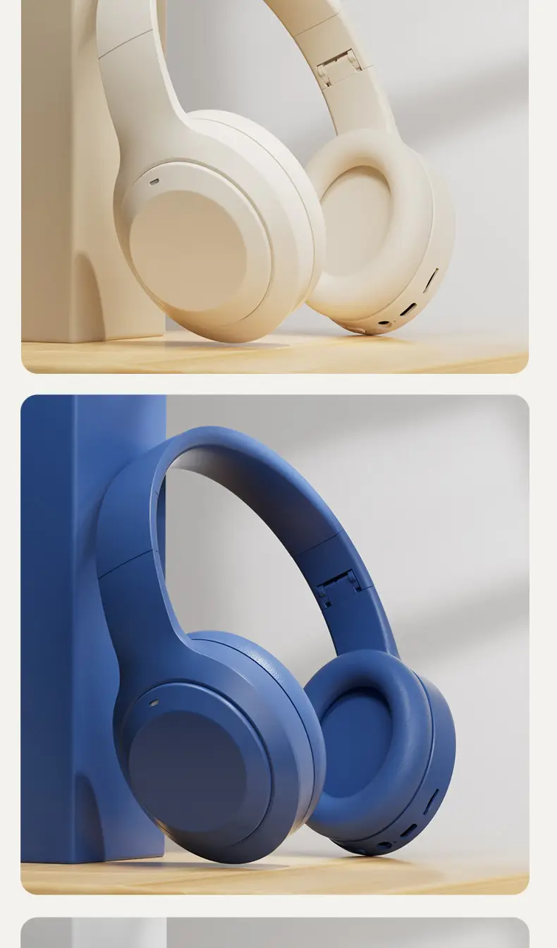 Wireless Bluetooth Headset White Foldable Stereo β feature 14