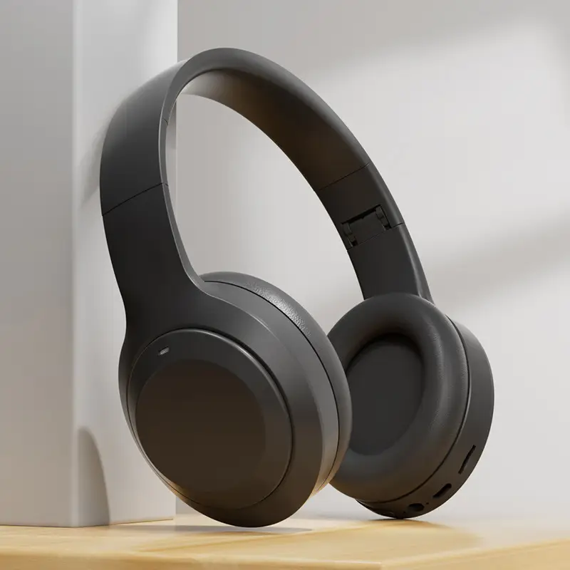 Wireless Bluetooth Headset White Foldable Stereo - Image 2