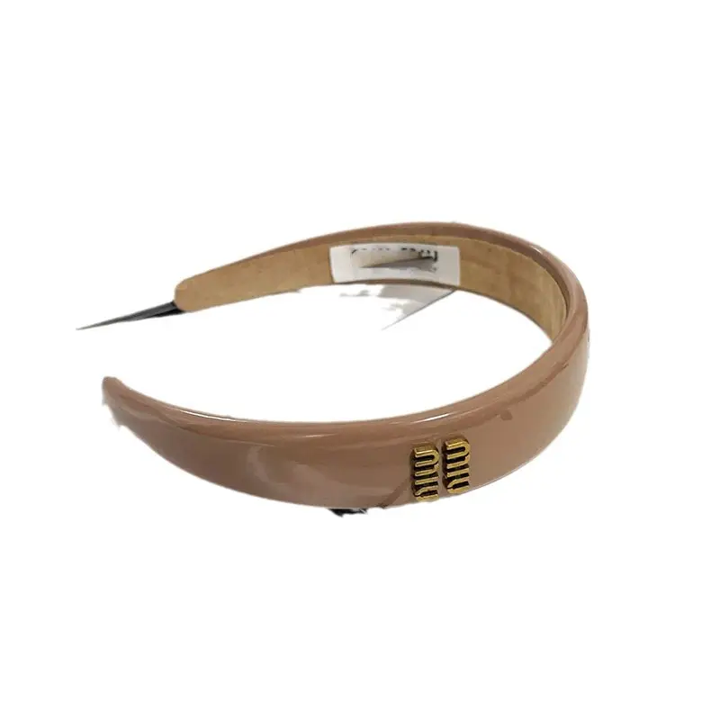 Pink Leather Headband for Women with French Ins Design - Image 10