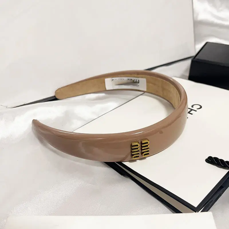 Pink Leather Headband for Women with French Ins Design - Image 6