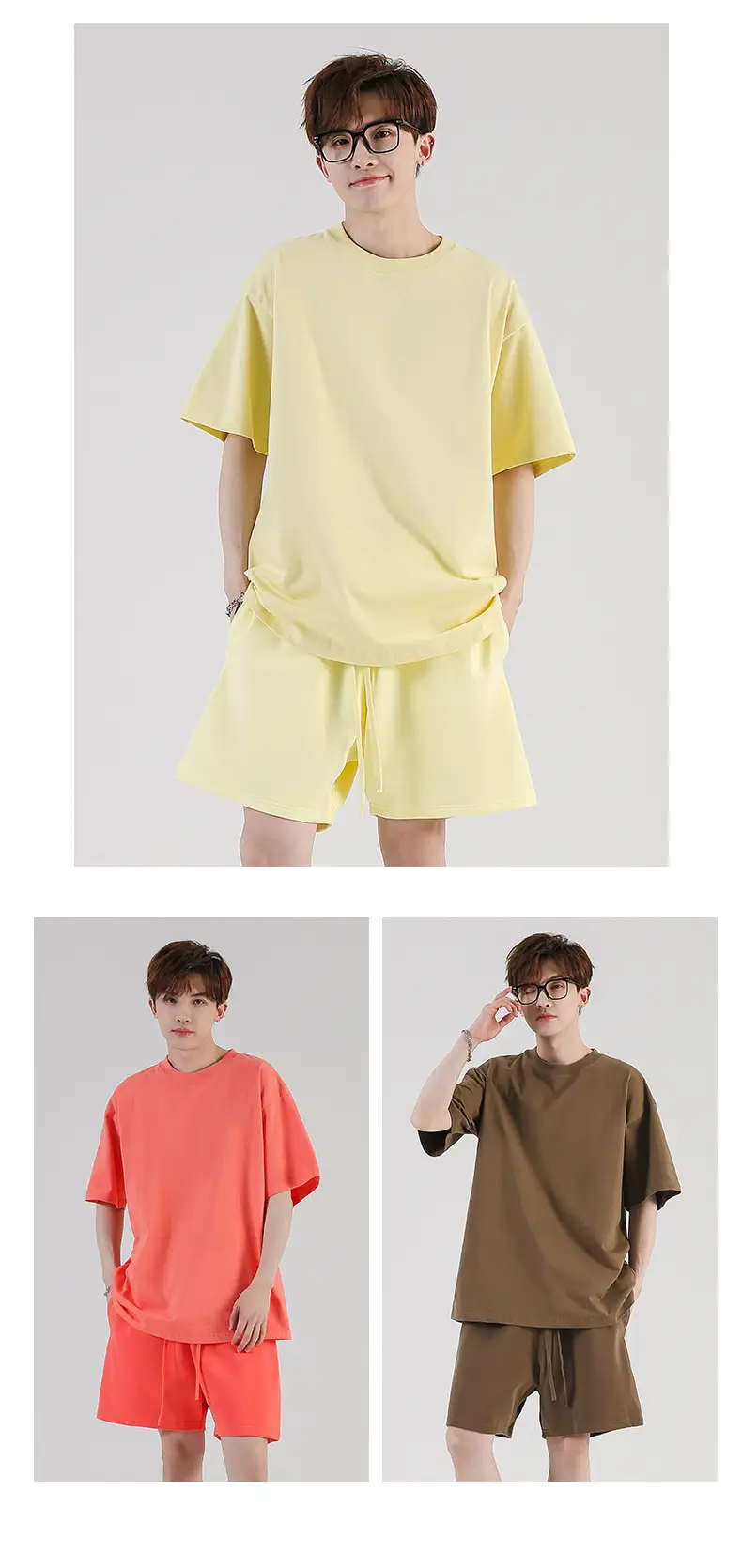 245g Heavy Cotton Short Sleeve T-Shirt Coral — feature 6