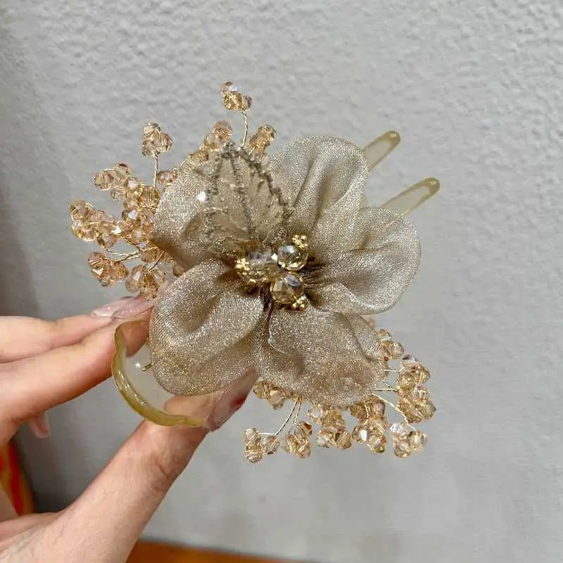 Black & Gold Hair Accessories for Women - Image 6