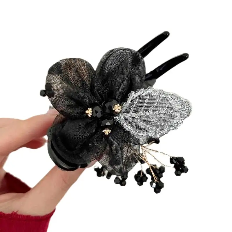Black & Gold Hair Accessories for Women - Image 7