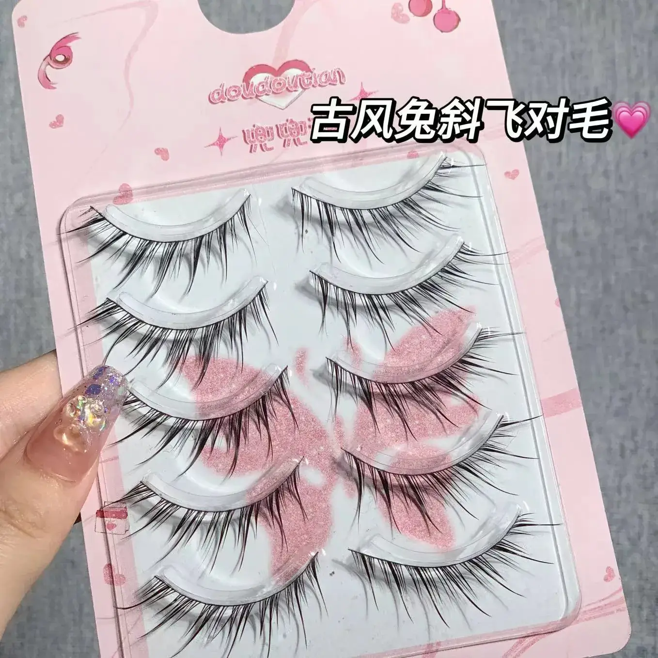 Sweet Ancient Rabbit False Eyelashes Thick Fox Series - Image 4