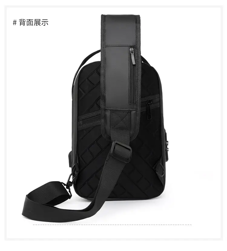 Men Waterproof Crossbody Bag with Multiple Compartments — feature 36