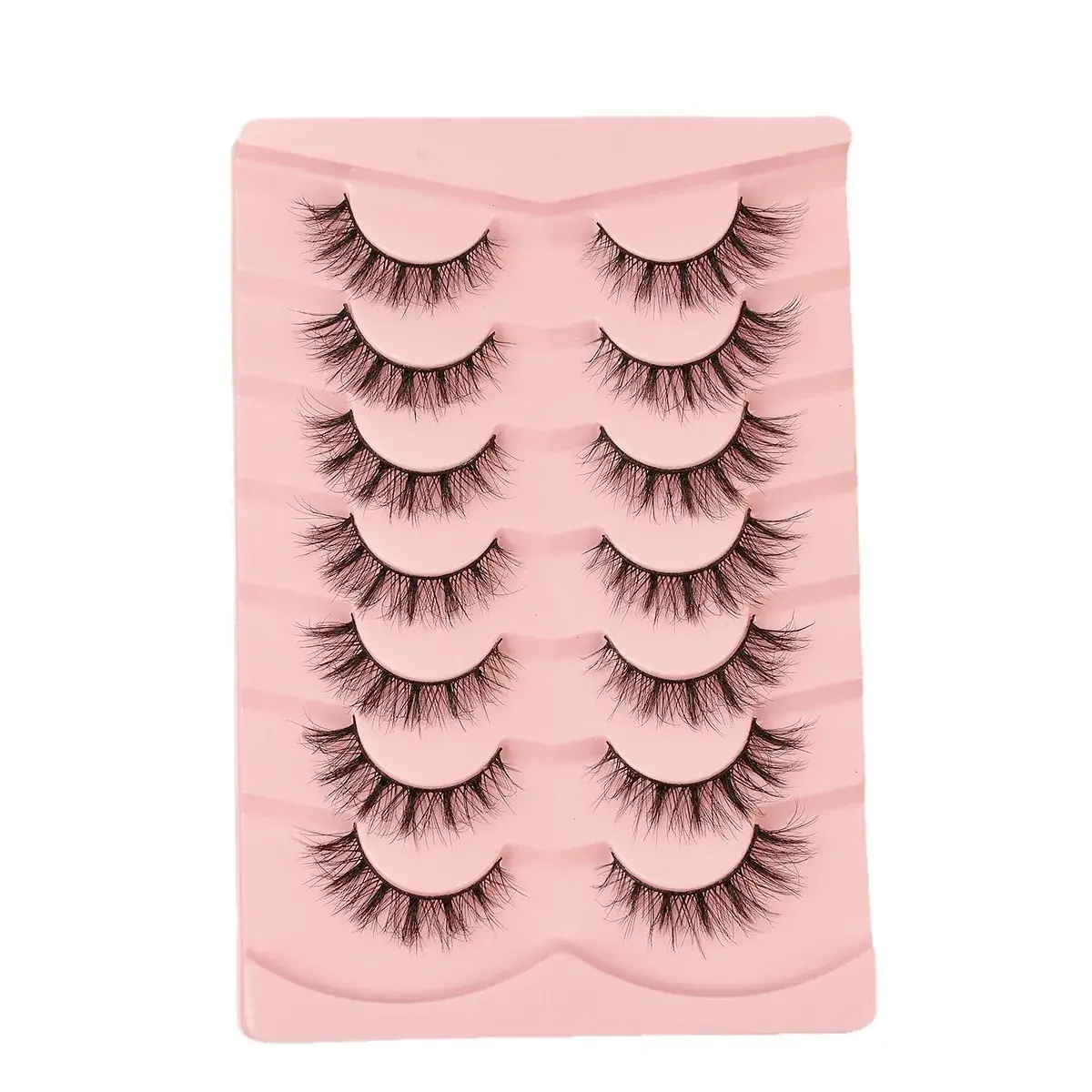 7 Pairs of Natural Fluffy Eyelashes for Flawless Eyes - Image 10