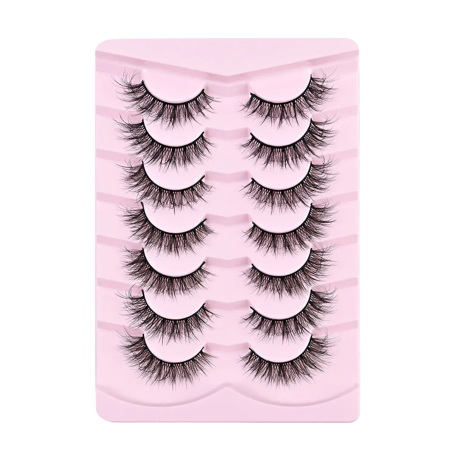 7 Pairs of Natural Fluffy Eyelashes for Flawless Eyes - Image 4