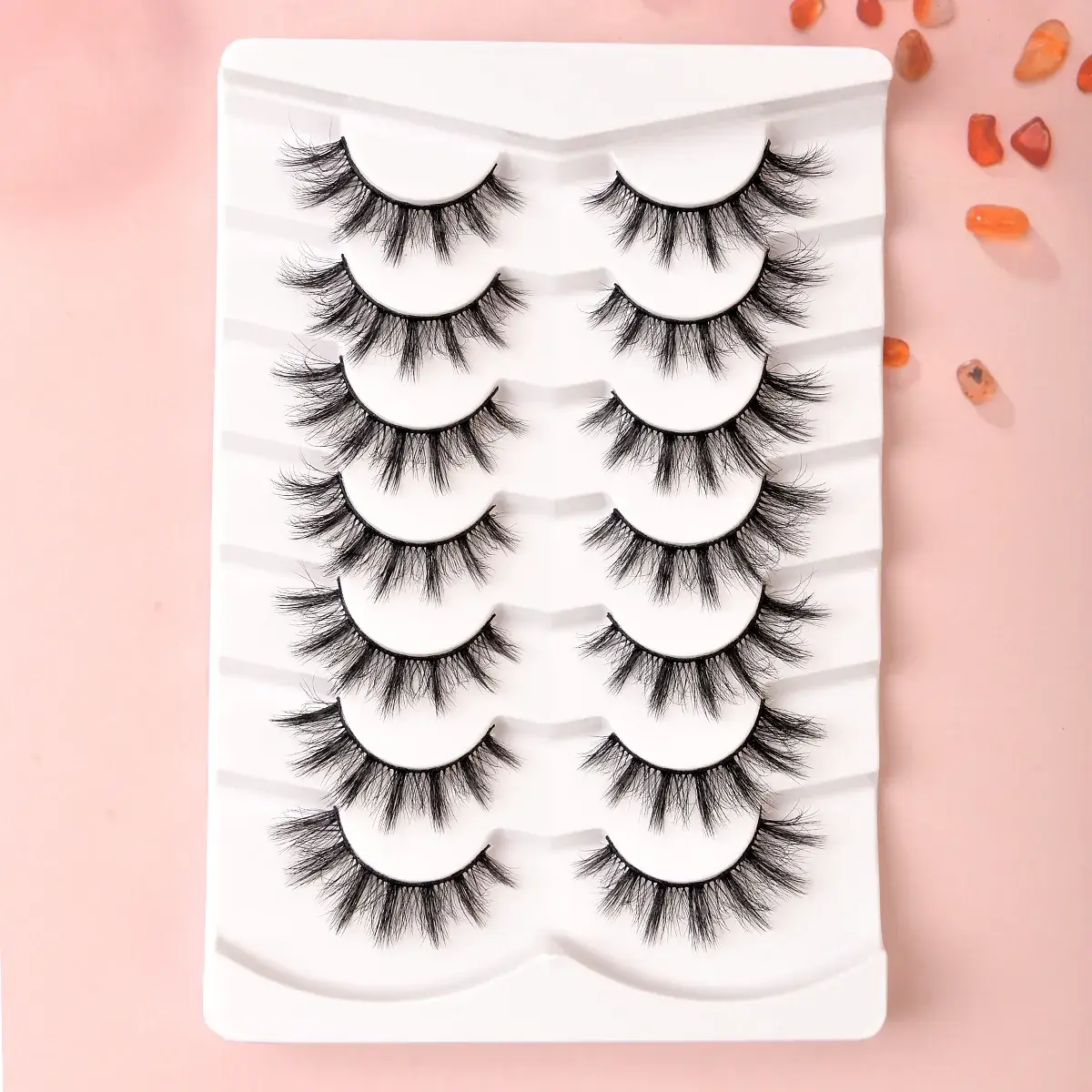 7 Pairs of Natural Fluffy Eyelashes for Flawless Eyes - Image 5