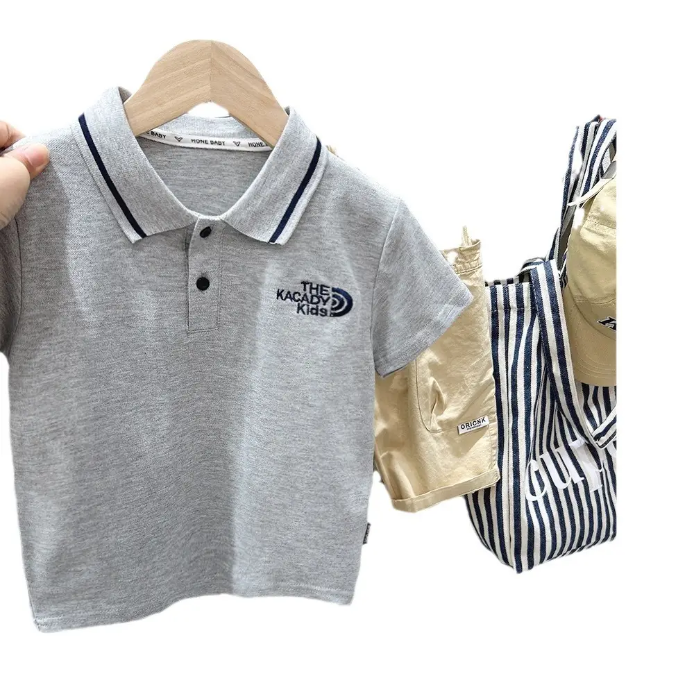 Boys White Polo Shirt Medium Big Summer Wear