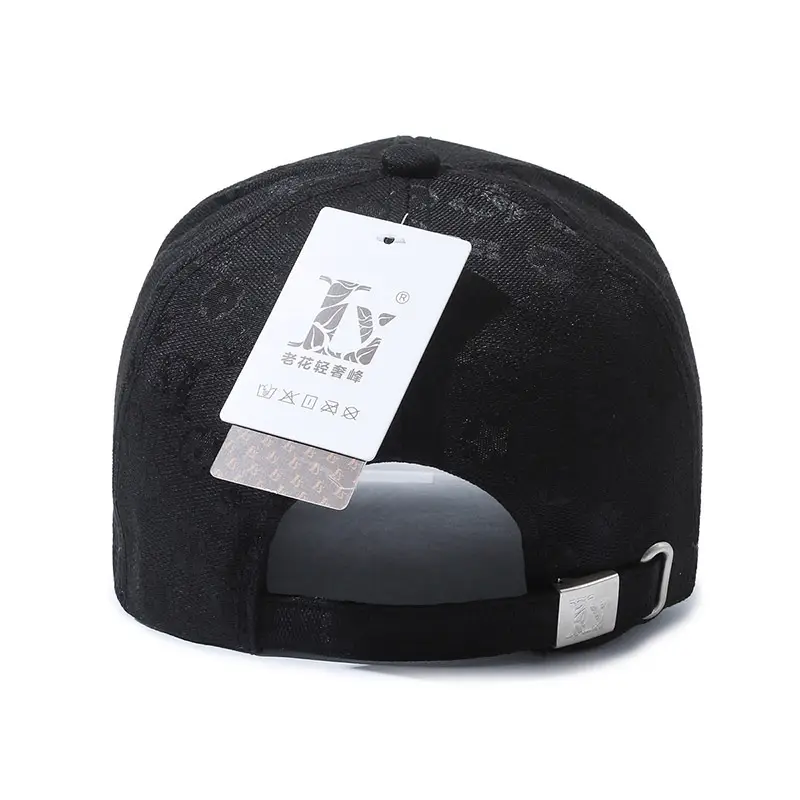 Men's Light Gray Logo Baseball Cap with Embroidered Design