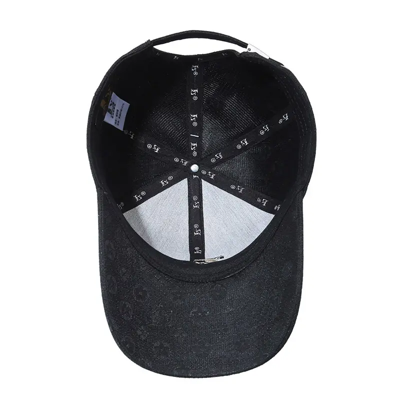 Men's Light Gray Logo Baseball Cap with Embroidered Design