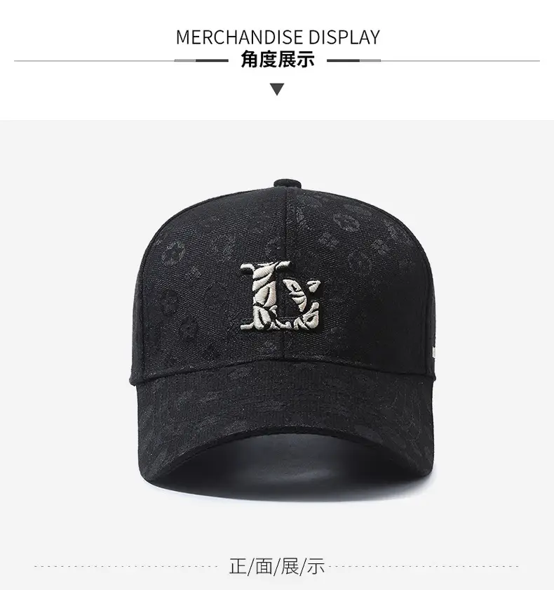 Men's Light Gray Logo Baseball Cap with Embroidered Design — feature 8