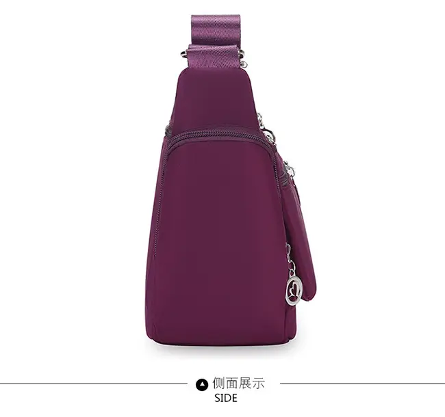 Women's Waterproof Nylon Shoulder Bag Large Capacity Korean Style — feature 25