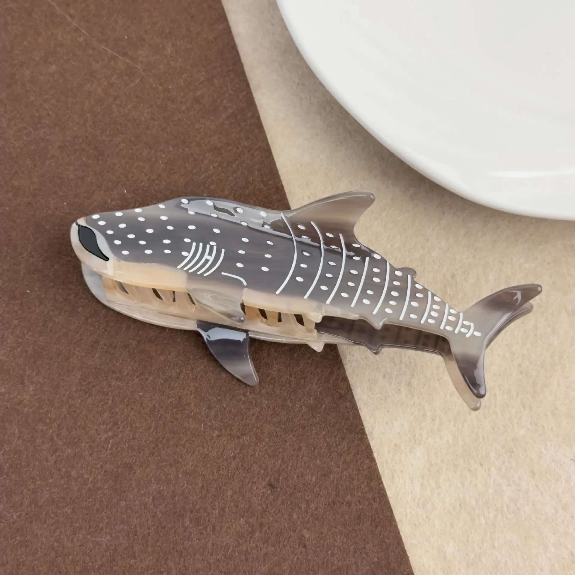 Blue Shark Grip Alternative Personality Acetate Clip