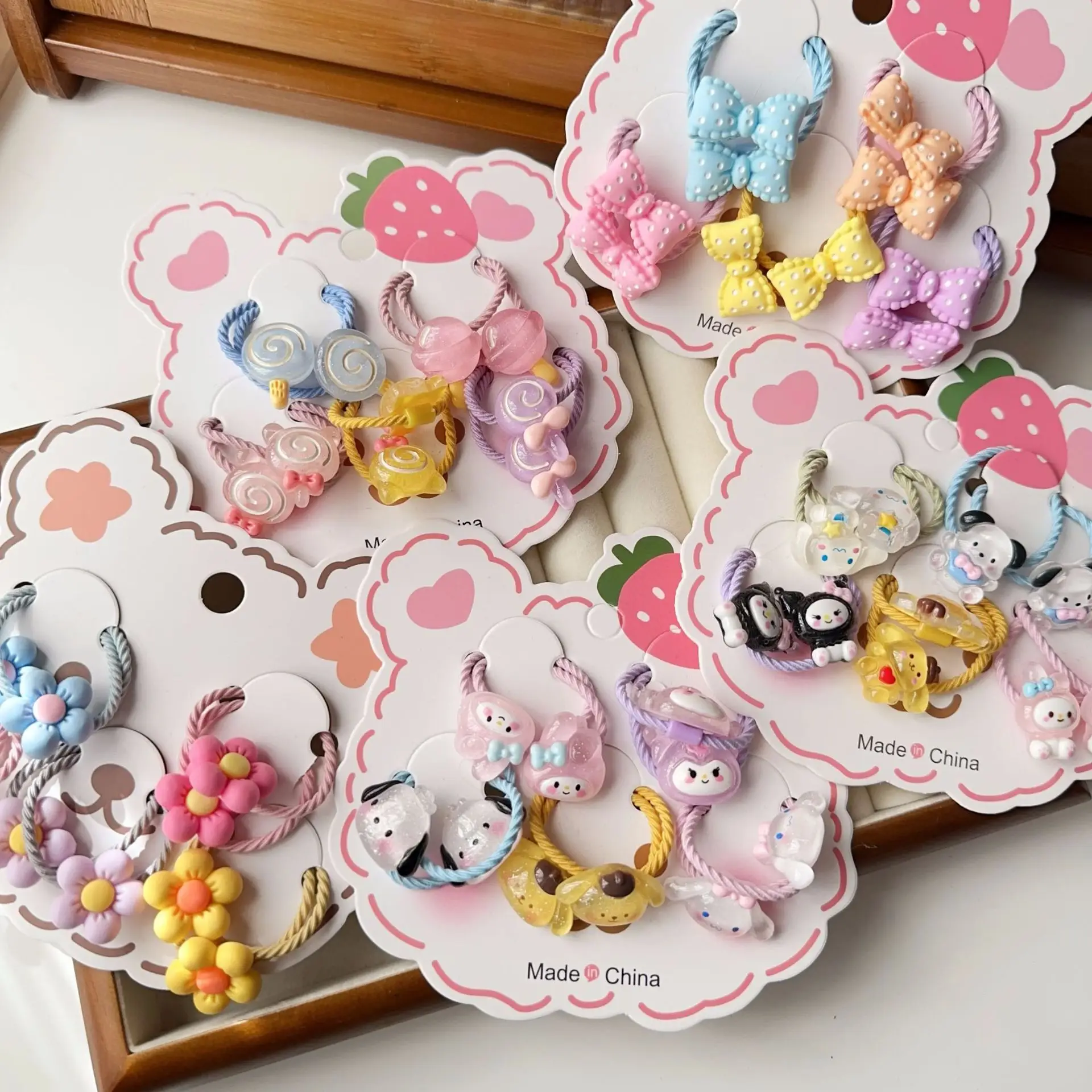 Children's Rubber Hair Bands for Girls - Soft & Non-Toxic — feature 1