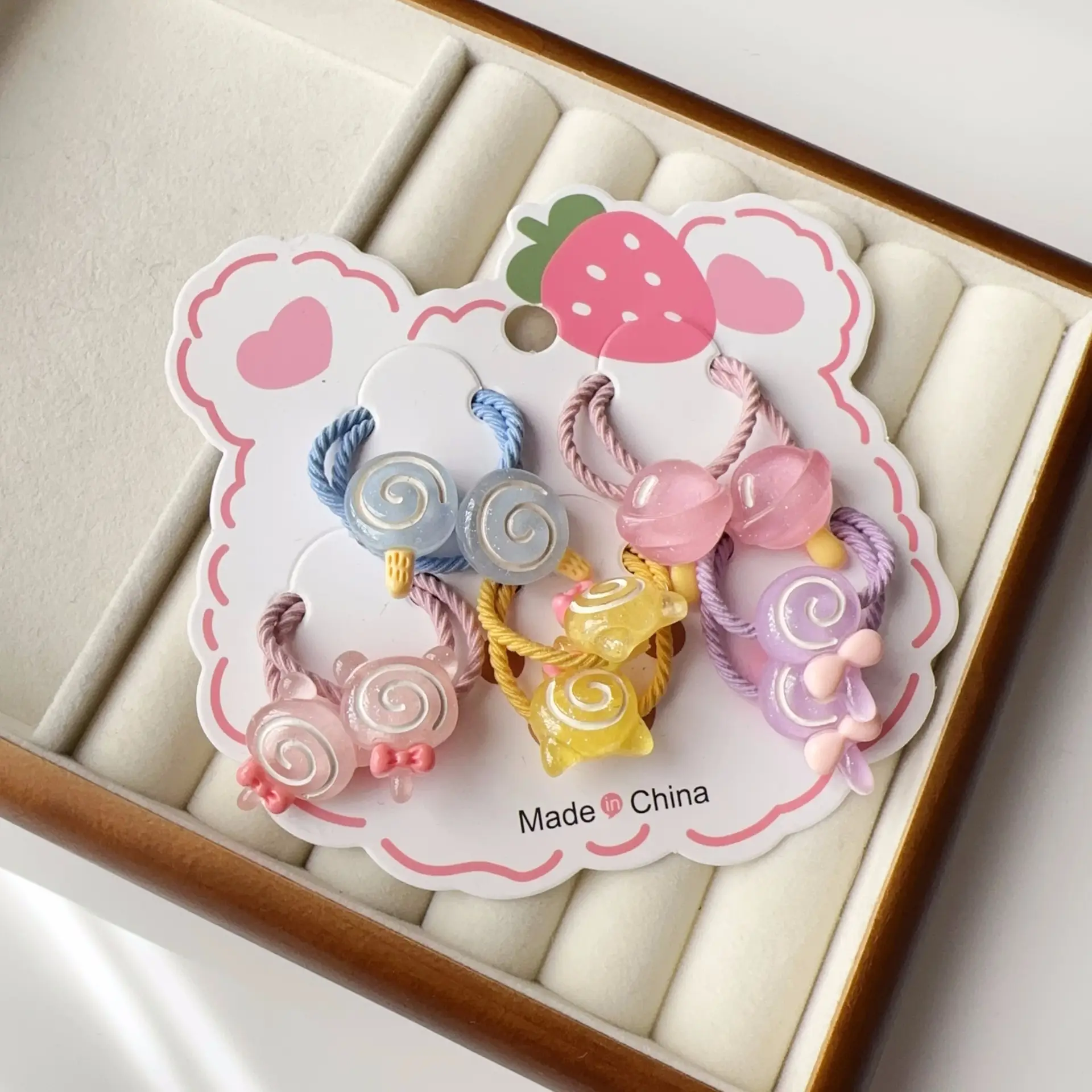 Children's Rubber Hair Bands for Girls - Soft & Non-Toxic - Image 2