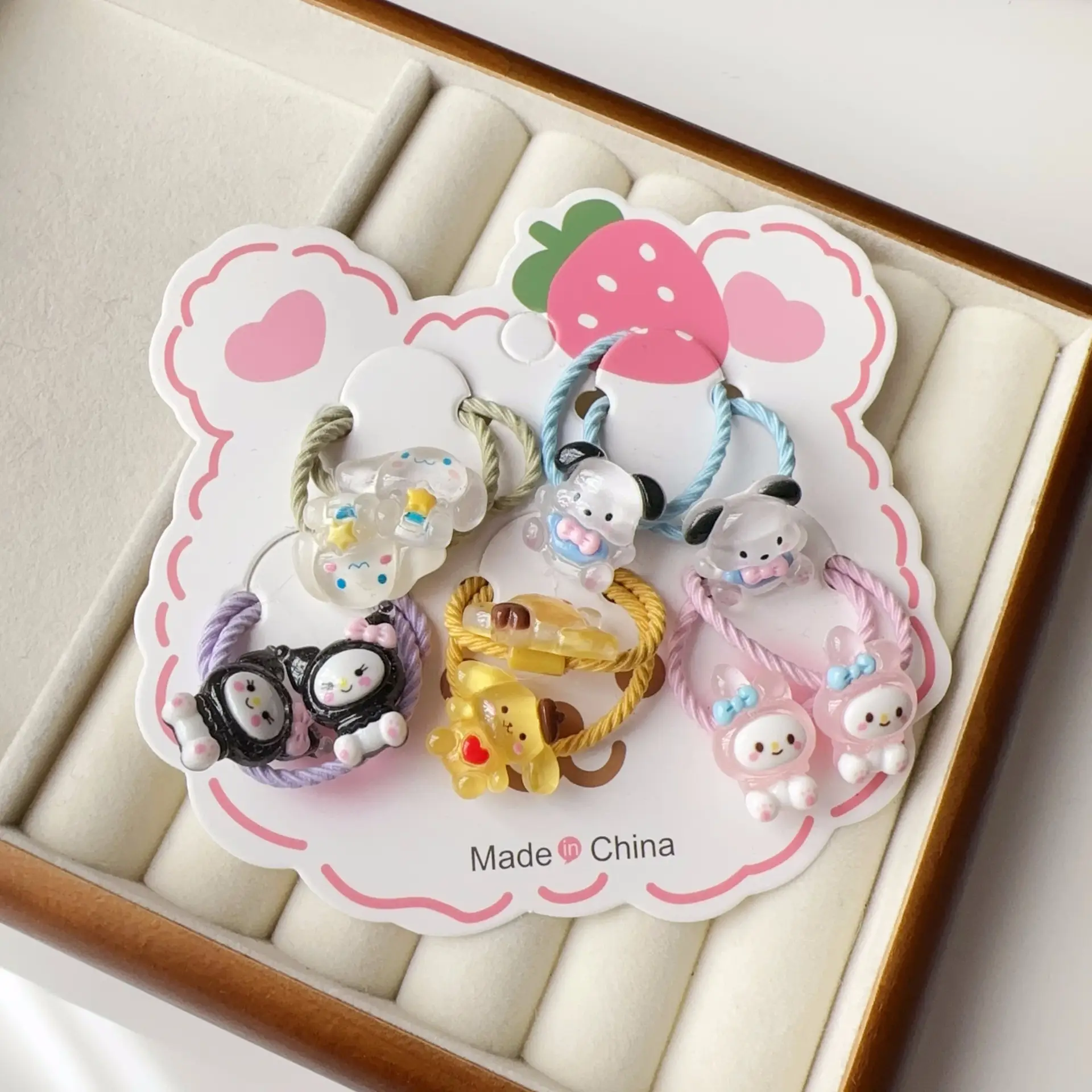 Children's Rubber Hair Bands for Girls - Soft & Non-Toxic - Image 3