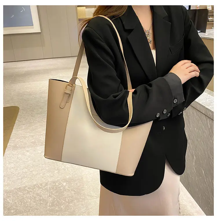 Retro Brown Beige Women's Shoulder Tote Bag 2023 — feature 17