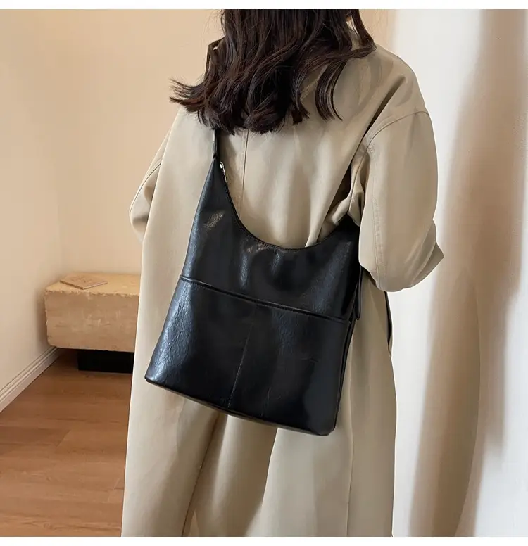 Vintage Brown Leather Shoulder Bag for Women 2024 — feature 12