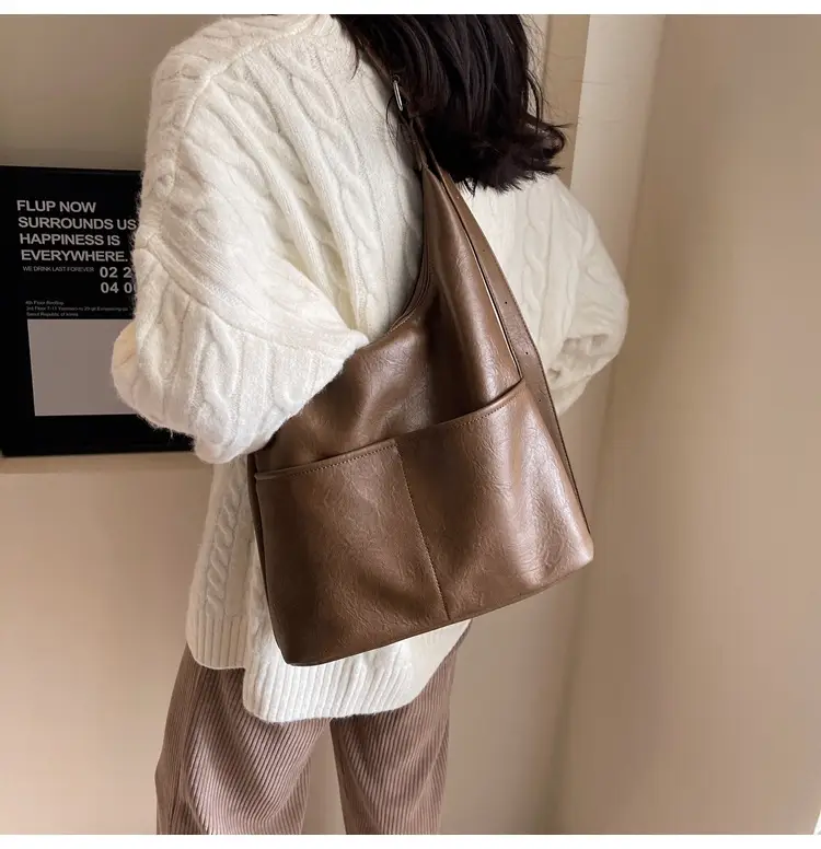 Vintage Brown Leather Shoulder Bag for Women 2024 — feature 18