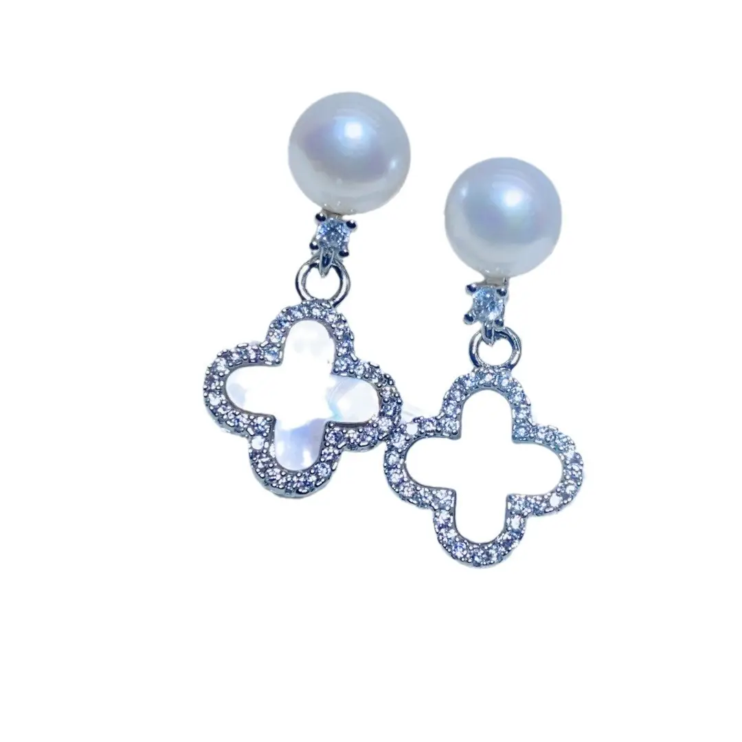 2024 Gold Plated Pearl Earrings for Women - Image 8
